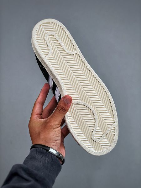 adidas貝殼頭 小怪獸聯名-黑白卡通 2025新款男女生低幫休閒板鞋