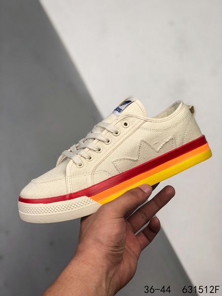 Adidas Extaball 2021新款 男女款帆布拼色板鞋