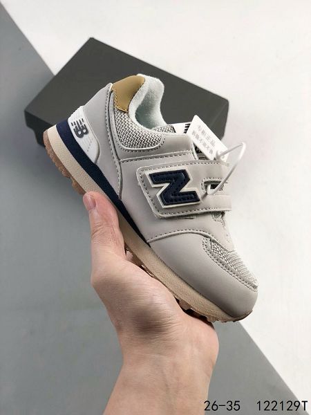 New Balance NB574系列 2024童鞋魔術貼 防滑休閒運動跑步鞋