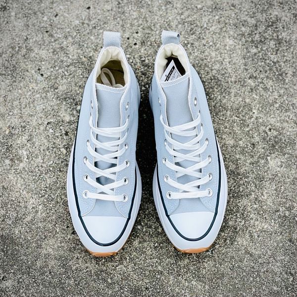 Converse Run Star Hike1970s 肖戰張雨綺同款奶茶色松糕鋸齒底厚底增高女生帆布鞋