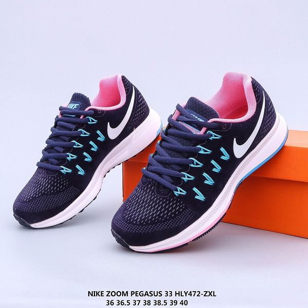 Nike Zoom Pegasus 33 2020新款 登月33代豬八革透氣緩震女生慢跑鞋