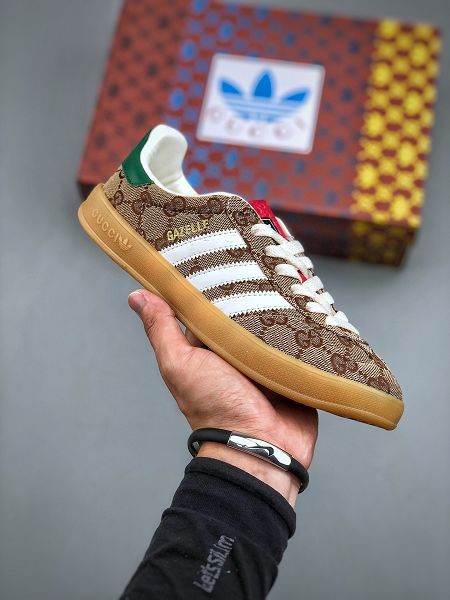 Adidas originals x Gucci Gazelle 2023新款 聯名經典男女款休閒板鞋