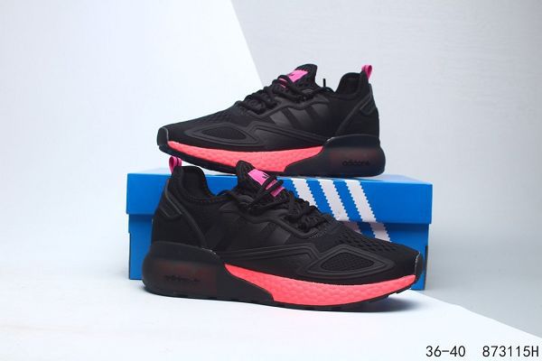 Adidas Originals ZX 2K Boost 2020新款 爆米花緩震女生休閒運動跑步鞋