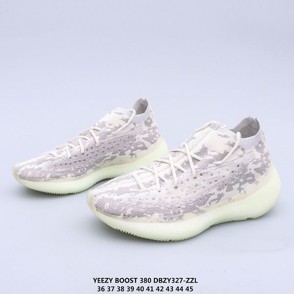 Adidas Yeezy Boost 380 2021新款 椰子情侶款復古老爹慢跑鞋