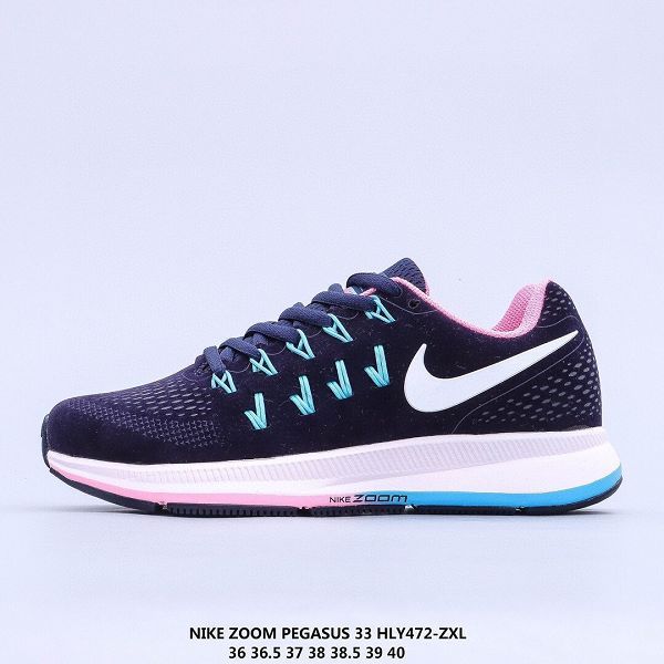 Nike Zoom Pegasus 33 2020新款 登月33代豬八革透氣緩震女生慢跑鞋