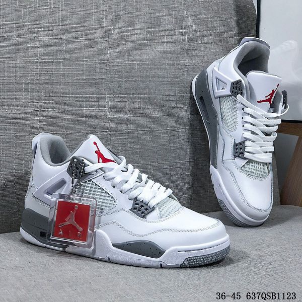 Nike Air Jordan 4 Retro GS Light Smoke Grey 喬丹4代男女款復古運動文化籃球鞋