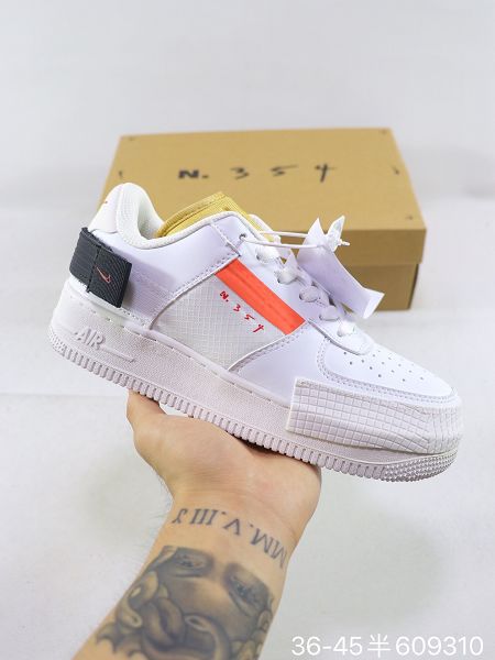 Nike Air Force 1 2021新款 AF1空軍一號解構N354男女款休閒板鞋 帶半碼