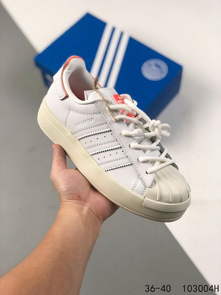 Adidas Superstar 2023新款 三葉草貝殼頭女款運動板鞋