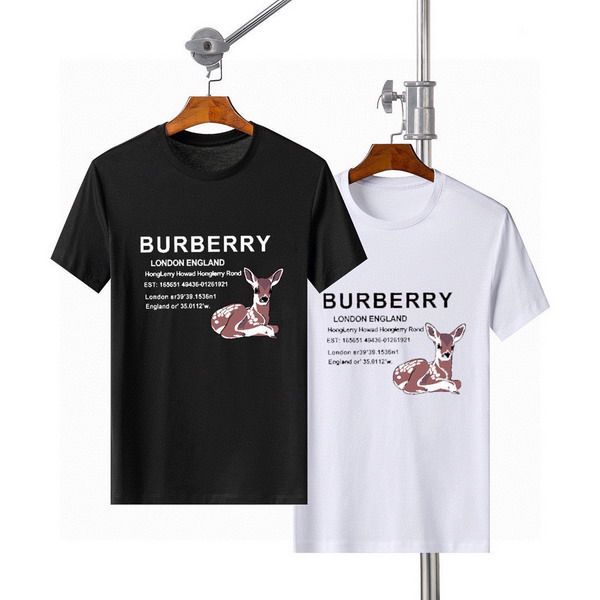 burberry短t 2022新款 巴寶莉絲光棉圓領短袖T恤 MG0506-7款
