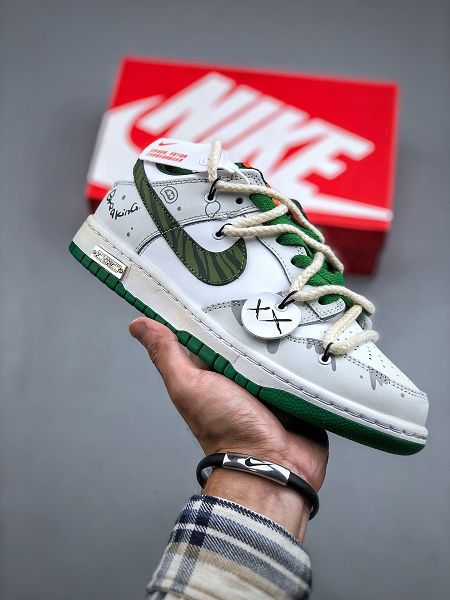 Nike Dunk Low 2023全新男女款綁帶解構 SB扣碎籃板時尚休閒板鞋