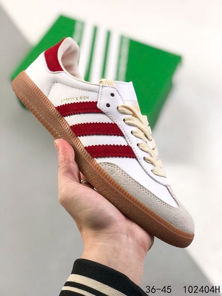 Adidas Samba Vegan OG 桑巴舞系列 情侶款德訓足球風低幫板鞋