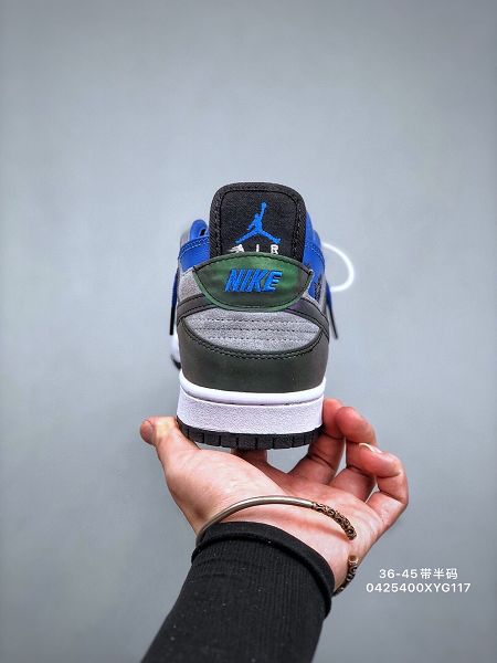 Nike SB Dunk low聯手EJDER 2021新款 情侶款休閒板鞋 帶半碼