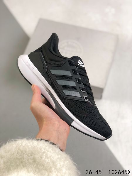 Adidas EQ21 Run 2022新款 男女款全新緩震休閑運動跑步鞋