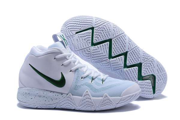 nike kyrie 4 2018新款 欧文4代男生运动篮球鞋 白深绿