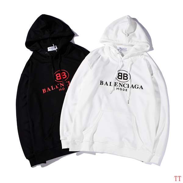 balenciaga巴黎世家 2018新款 休闲字母印花男生连帽长袖卫衣 jm