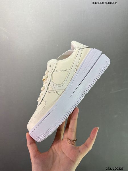 Nike Air Force1 Low 2023新款 空軍一號厚底增高女款休閒運動板鞋