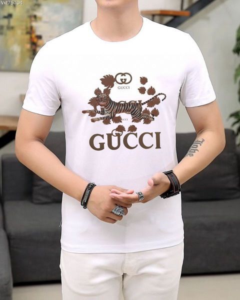 gucci短t 2022新款 古馳絲光棉圓領短袖T恤 MG0507-5款