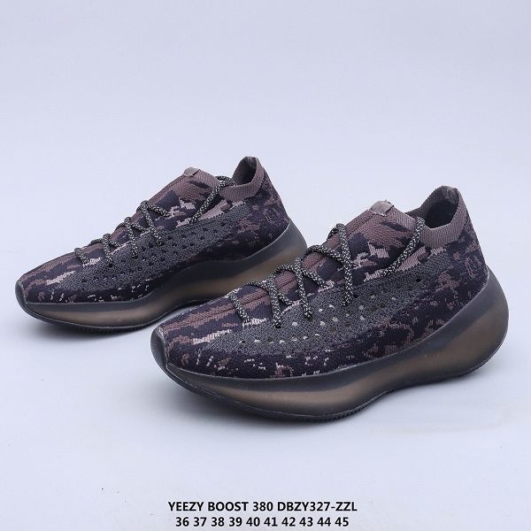 Adidas Yeezy Boost 380 2021新款 椰子情侶款復古老爹慢跑鞋
