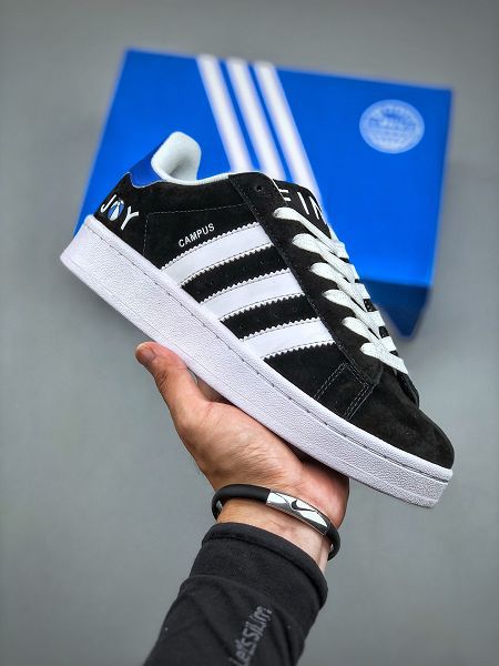 adidas originals Campus 00s系列 2023全新男女款黑白色 經典休閒板鞋