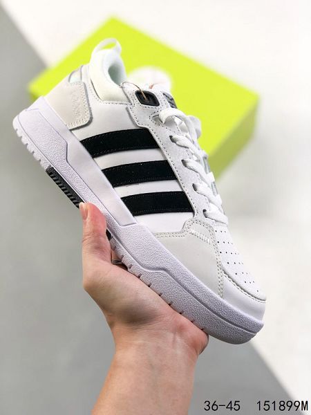 adidas neo 100DB減震防滑耐磨低幫板鞋2023全新女鞋