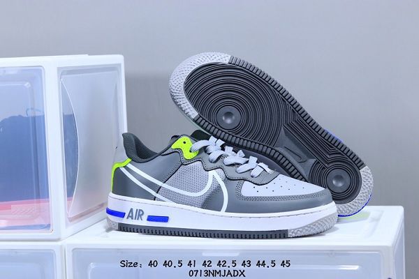 Nike Air Force 1 React 2020新款 緩震科技男生板鞋