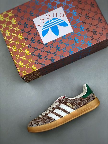 Adidas originals x Gucci Gazelle 2023新款 聯名經典男女款休閒板鞋