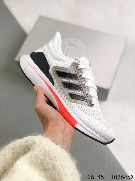 Adidas EQ21 Run 2022新款 男女款全新緩震休閑運動跑步鞋