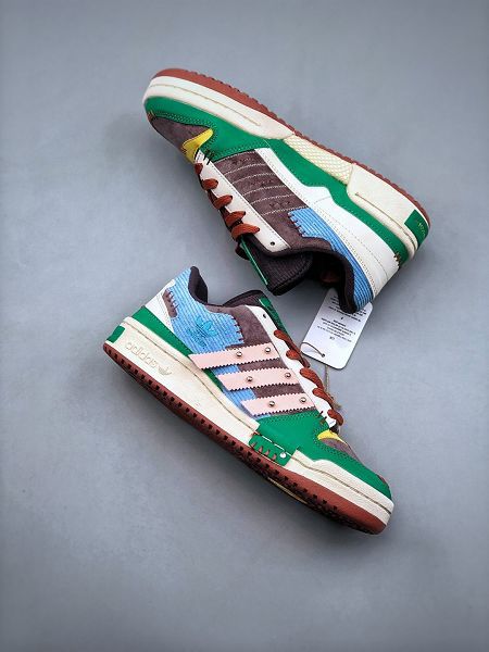 Melting Sadness x Adidas Originals Forum 84 Low 2023新款 羅馬系列魔術貼低幫復古男女款運動板鞋