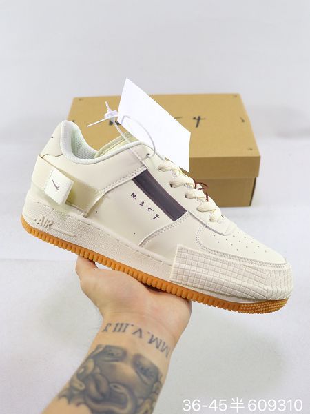 Nike Air Force 1 2021新款 AF1空軍一號解構N354男女款休閒板鞋 帶半碼