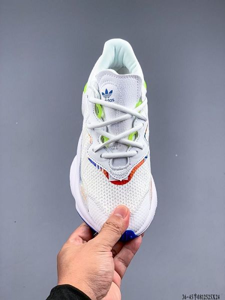 Adidas Originals Ozweego 2021新款 簡版椰子輕便透氣水管男女款老爹鞋 帶半碼