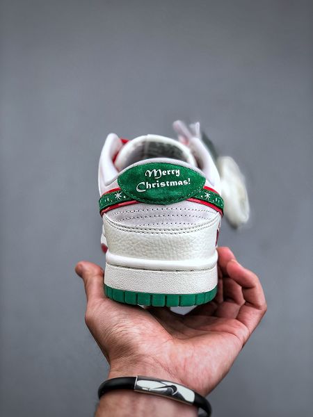 Nike SB Dunk Low UN聯名-聖誕節 周年高端定製 情侶款低幫休閒板鞋