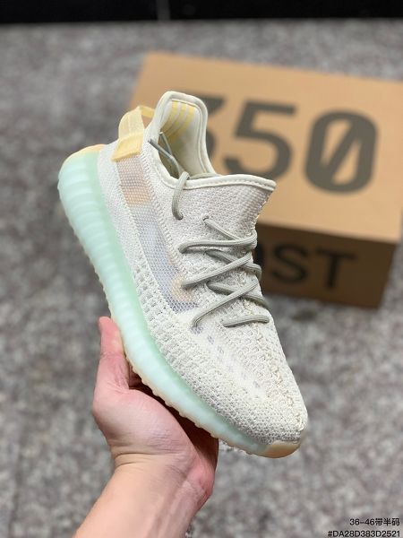 Adidas Yeezy Boost 350 V2系列 2023全新男女款爆米花中底休閒運動慢跑鞋