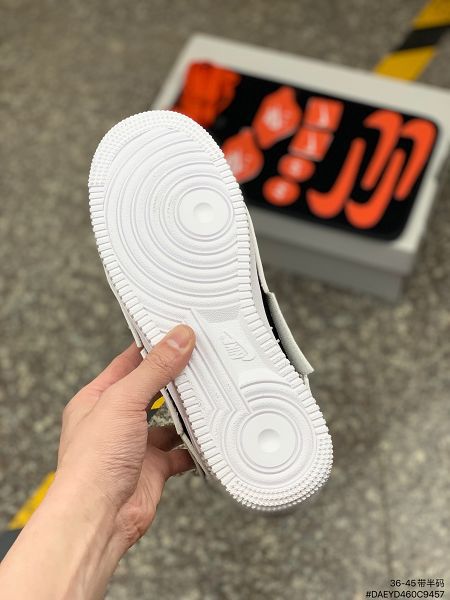 Nike Air Force 1 07 2022新款 DIY拆卸拼接魔術貼男女款低幫運動板鞋