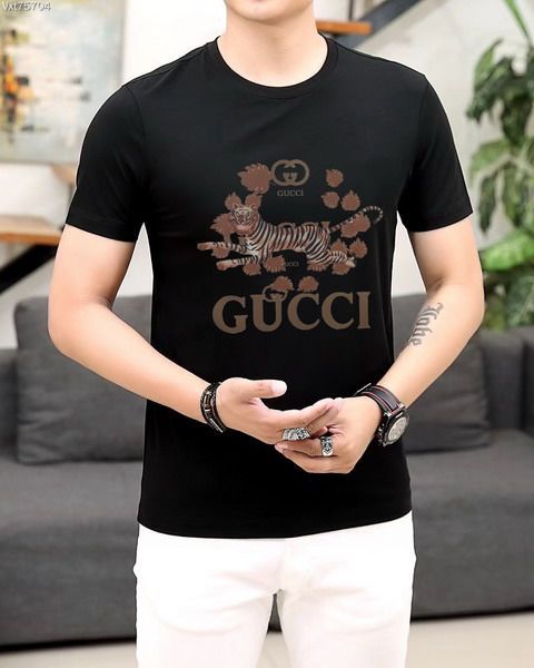 gucci短t 2022新款 古馳絲光棉圓領短袖T恤 MG0507-5款