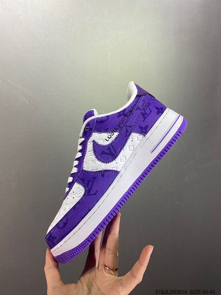 Nike Air Force 1 Low 2022新款 空軍一號LV聯名款男女生低幫百搭運動板鞋