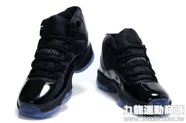 air jordan 11代 2015新品上市 喬丹戰靴 高幫透氣男生球鞋 黑藍色