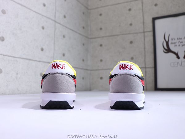 nike 2021新款 華夫結構雙鉤雙層尼龍軟底復刻情侶款慢跑鞋