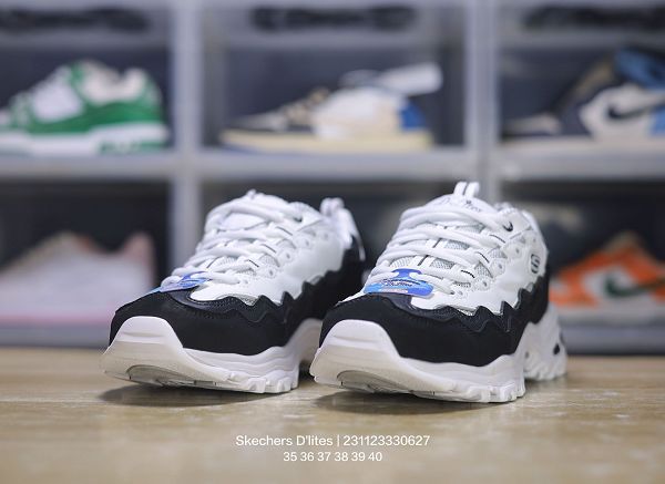 Skechers D lites 1.0精英一代系列 舒適熊貓老爹風厚底休閒運動復古女鞋慢跑鞋