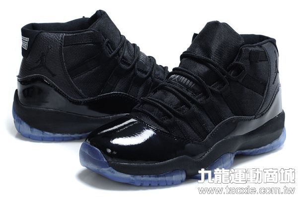air jordan 11代 2015新品上市 喬丹戰靴 高幫透氣男生球鞋 黑藍色