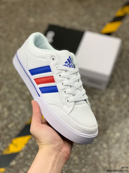 Adidas NEO GVP CANVAS STR 2022新款 男女款校園風帆布低幫校園板鞋