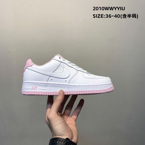 Nike Wmns Air Force 1 GS 2020新款 空軍一號經典低幫女生休閒板鞋 帶半碼