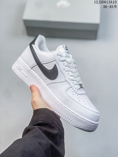 Nike Air Force 1 Low 黑色白色 男女款低幫休閒板鞋 