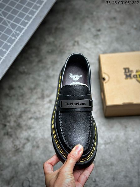 Dr.martens 2023新款 馬丁大夫牛皮厚底粗跟馬丁靴