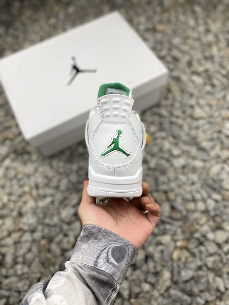 Nike Air Jordan 4 Retro OG Cement 2020新款 喬丹4代情侶款籃球鞋 帶半碼