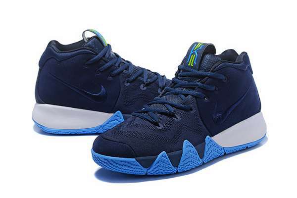 nike kyrie 4 2018新款 欧文4代男生运动篮球鞋 深蓝白