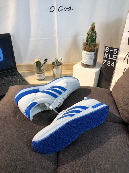 adidas USA 84 2021新款 復古鴛鴦雙色鞋男女款慢跑鞋 帶半碼