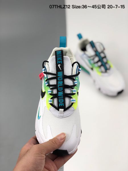 Nike Max 270 React 2020新款 混合科技半掌氣墊情侶款慢跑鞋 huali