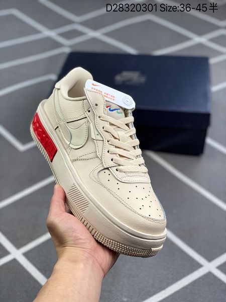 Nike Wmns Air Force 1 Fontanka 2022新款 空軍一號錯位解構系列男女款低幫輕量板鞋