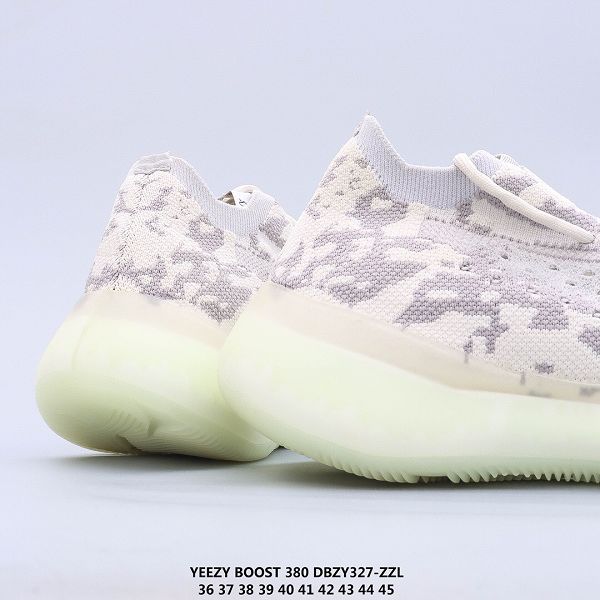 Adidas Yeezy Boost 380 2021新款 椰子情侶款復古老爹慢跑鞋