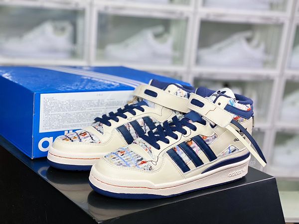 Adidas Originals Forum 84 Mid 2023新款 羅馬系列魔術貼男女款運動板鞋